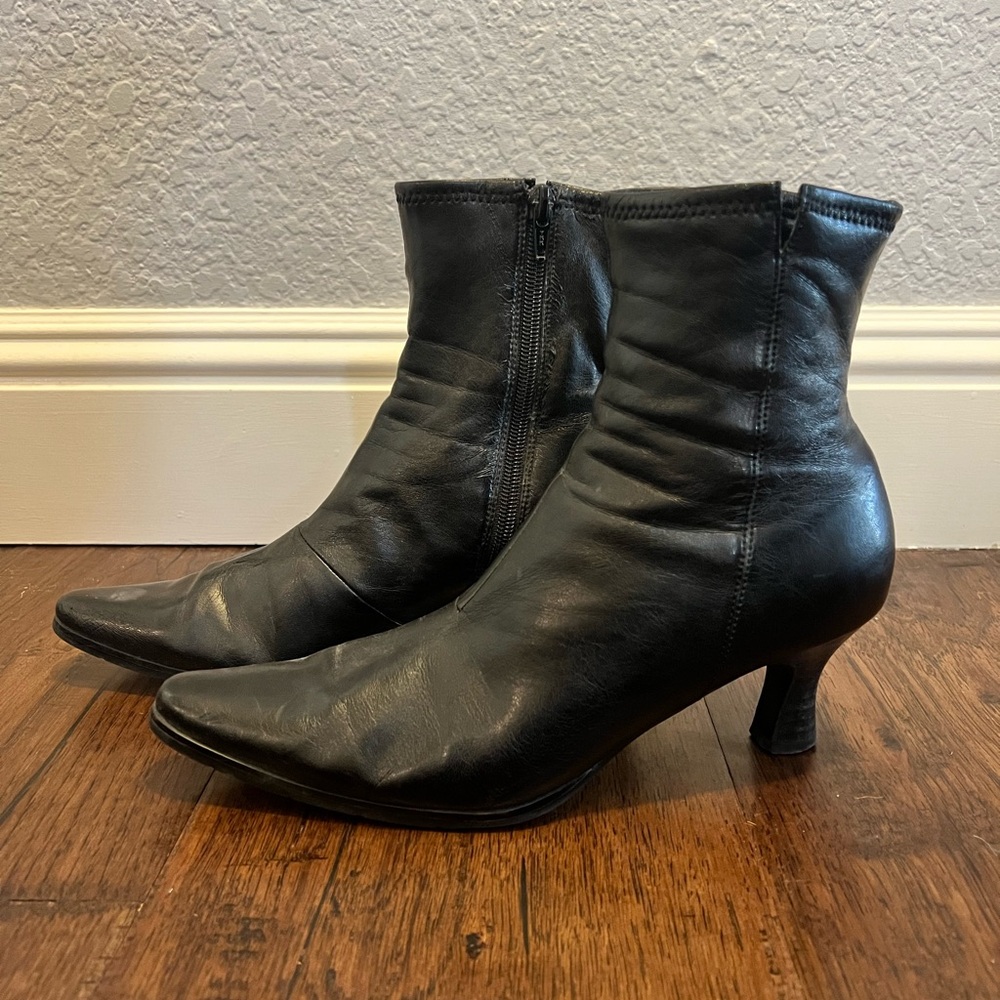 Nordstrom Black Heeled Boots